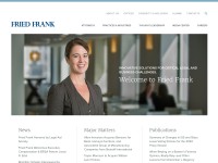 Desktop screenshot for friedfrank.com
