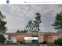Desktop screenshot for lumion.com