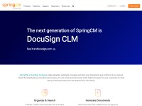 Desktop screenshot for springcm.com