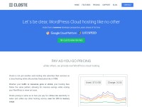 Desktop screenshot for closte.com