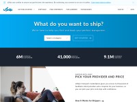 Desktop screenshot for uship.com