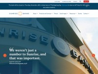 Desktop screenshot for sunrisebanks.com