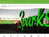 Desktop screenshot for cityofsparks.us