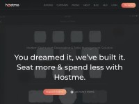 Desktop screenshot for hostmeapp.com