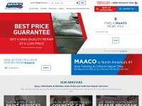 Desktop screenshot for maaco.com