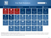 Desktop screenshot for math-drills.com