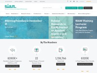 Desktop screenshot for siam.org