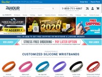 Desktop screenshot for 24hourwristbands.com