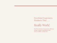Desktop screenshot for freedom-fragrances.com