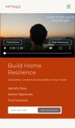 How eampact.com looks like on a mobile device such as an iPhone.