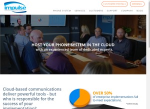 How easyaskondemand.com looks like on a tablet such as an iPad.