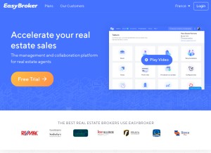 How easybroker.com looks like on a tablet such as an iPad.