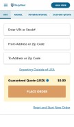 How easyhaul.com looks like on a mobile device such as an iPhone.