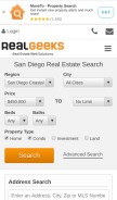 How easypropertysearch.org looks like on a mobile device such as an iPhone.