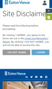 How eatonvance.com looks like on a mobile device such as an iPhone.