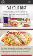 How eatyourbest.com looks like on a mobile device such as an iPhone.