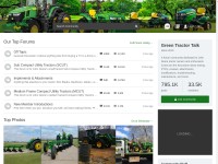 Desktop screenshot for greentractortalk.com