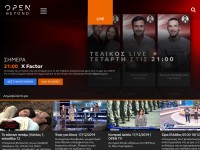Desktop screenshot for tvopen.gr