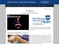 Desktop screenshot for joliethospice.org