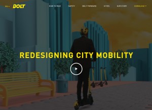 How ebike.nyc looks like on a tablet such as an iPad.