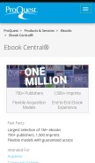 How eblib.com looks like on a mobile device such as an iPhone.