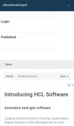 How ebookmarkspot.com looks like on a mobile device such as an iPhone.