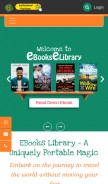 How ebookselibrary.com looks like on a mobile device such as an iPhone.