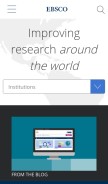 How ebsco-content.com looks like on a mobile device such as an iPhone.