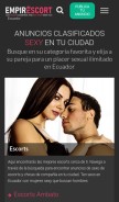How ec.empirescort.com looks like on a mobile device such as an iPhone.