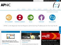 Desktop screenshot for apnic.net