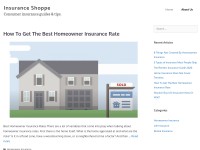 Desktop screenshot for insuranceshoppe.co
