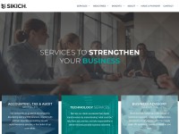 Desktop screenshot for sikich.com