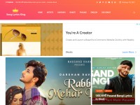 Desktop screenshot for songlyricsking.com