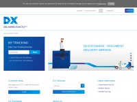 Desktop screenshot for dx-track.com
