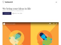 Desktop screenshot for teelaunch.com