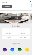 How ecarpetgallery.ca looks like on a mobile device such as an iPhone.