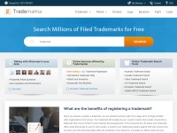 Desktop screenshot for trademarkia.com