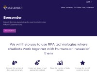 Desktop screenshot for beesender.com