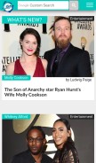 How ecelebrityfacts.com looks like on a mobile device such as an iPhone.