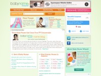 Desktop screenshot for babynamewizard.com