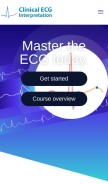 How ecgwaves.com looks like on a mobile device such as an iPhone.