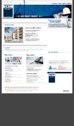 How ecib-project.com looks like on a mobile device such as an iPhone.