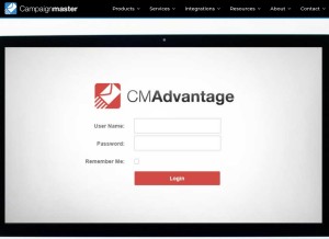 How ecm87.com looks like on a tablet such as an iPad.