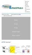 How ecmjournal.org looks like on a mobile device such as an iPhone.