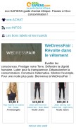 How eco-sapiens.com looks like on a mobile device such as an iPhone.