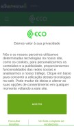How eco.pt looks like on a mobile device such as an iPhone.