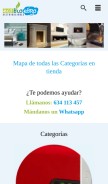 How ecobioebro.es looks like on a mobile device such as an iPhone.