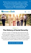 How econedlink.org looks like on a mobile device such as an iPhone.