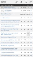 How econjobrumors.com looks like on a mobile device such as an iPhone.
