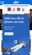 How ecuavisa.com looks like on a mobile device such as an iPhone.